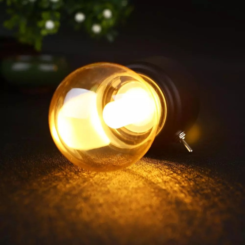 [ Classic LED Vintage Rechargeable Bulb Night Light][ Retro Bulb Bedroom Bedside Light ][ Portable Powered USB Decorative Light Bulb ]