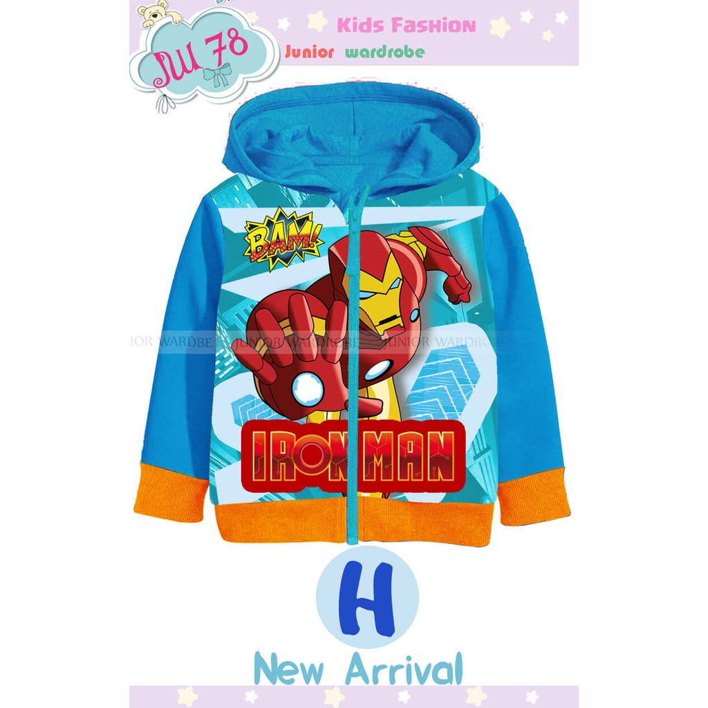 JAKET ANAK SPIDERMAN THOMAS PAWPATROL