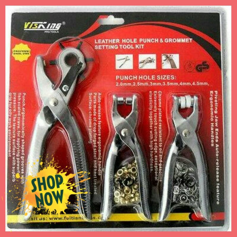 

MURAH pembolong sabuk 3 pcs visking
