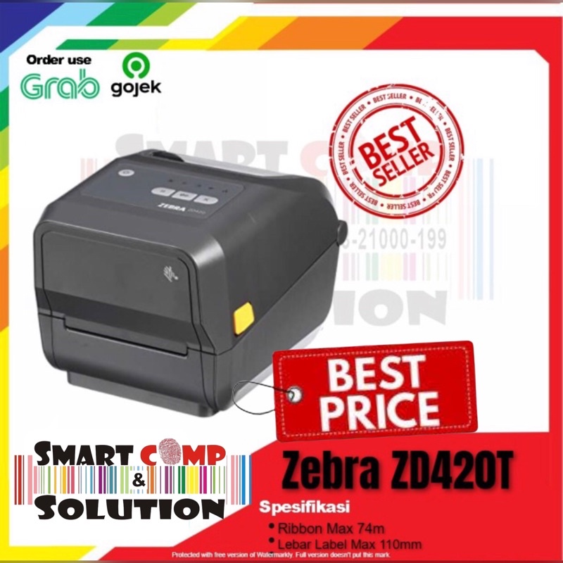 Printer Barcode Zebra ZD-420 / ZD420 / ZD 420T PENGGANTI GK420 GK420T