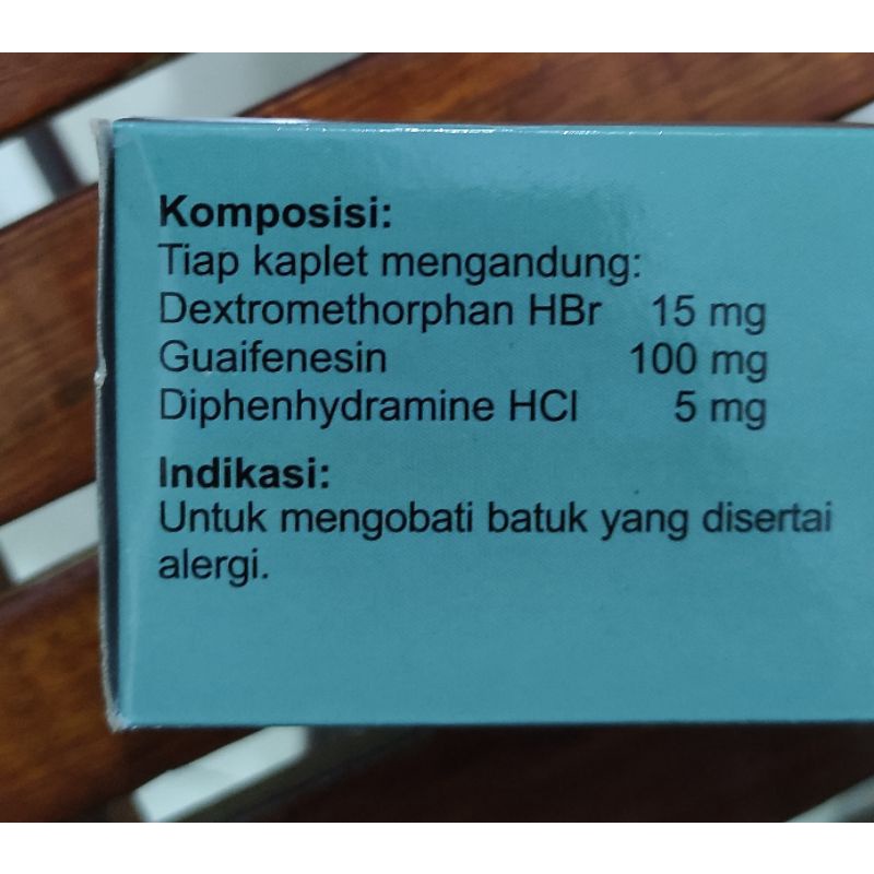 Grantusif 10 Kaplet / Obat Batuk Alergi / Dewasa / Anak