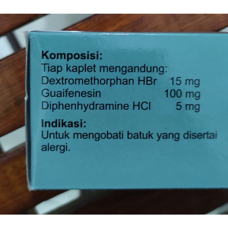 Grantusif 10 Kaplet / Obat Batuk Alergi / Dewasa / Anak