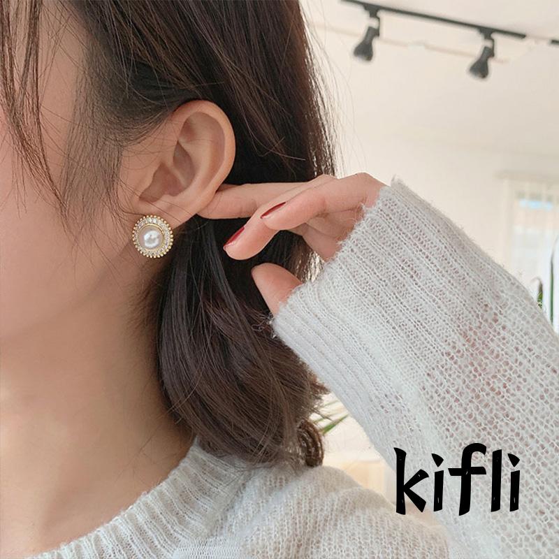 Anting Mutiara,Berlian Imitasi,Gaya Simple,Untuk Perhiasan