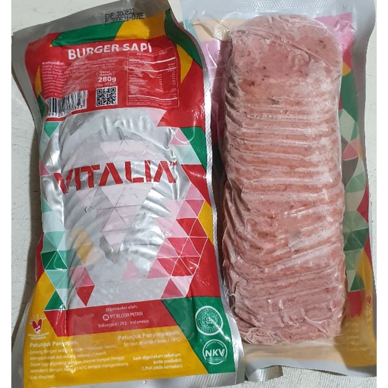 

VITALIA DAGING BURGER ISI 20 MINI