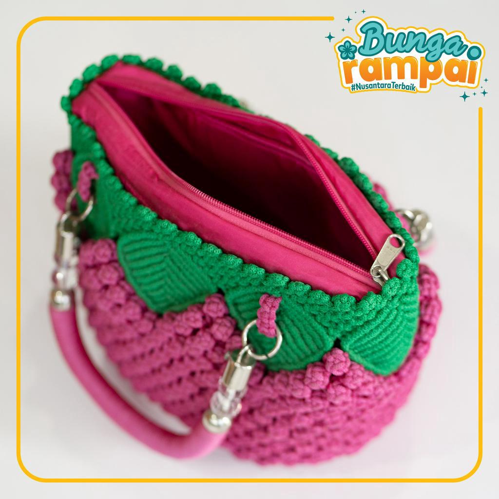 Tas Tali Kur Besar Pink Tua