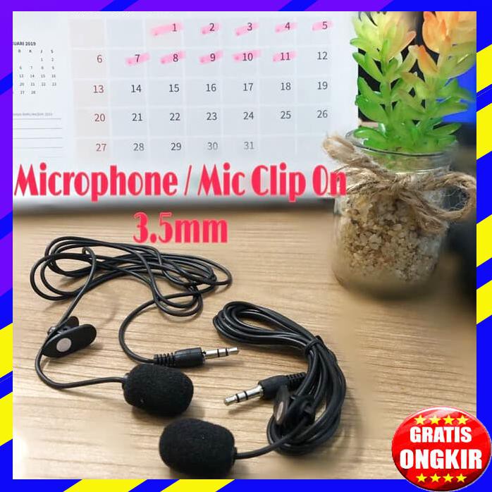 ACC HP MICROPHONE MIC CLIP ON 3.5MM MINI MICROPHONE MIC