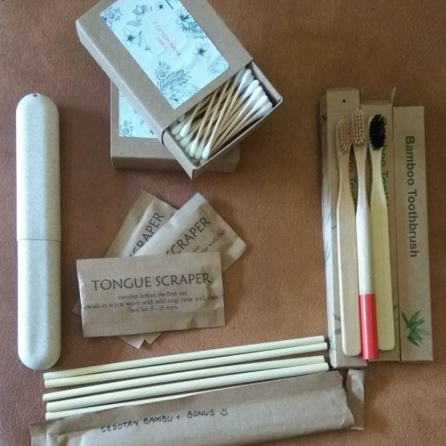 [bambu 22] Sedotan Bamboo Straw Zero Waste 22cm