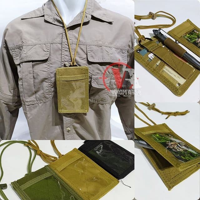 

ID Card Tactical Holder ACM Lanyard Sling