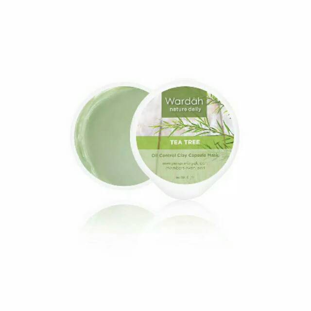 MASKER PENGHILANG KOMEDO WARDAH KAPSUL MASK TEA TREE