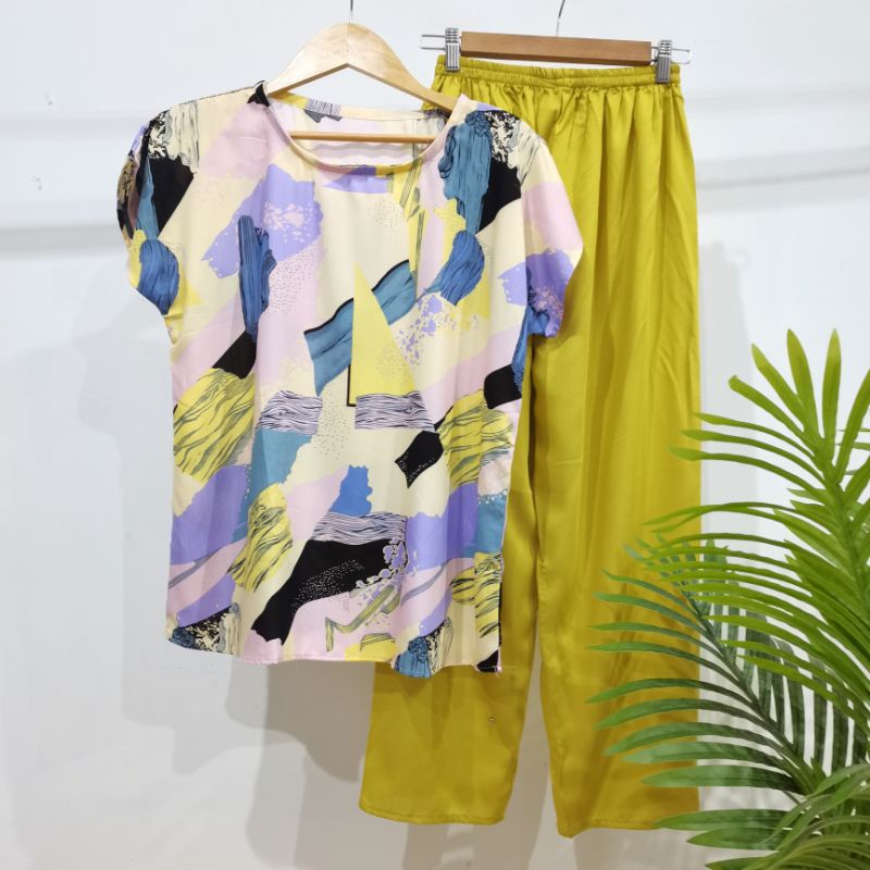BABYDOLL RAYON PANJANG| BABYDOLL MURAH | BAJU RUMAHAN-Panjang 15