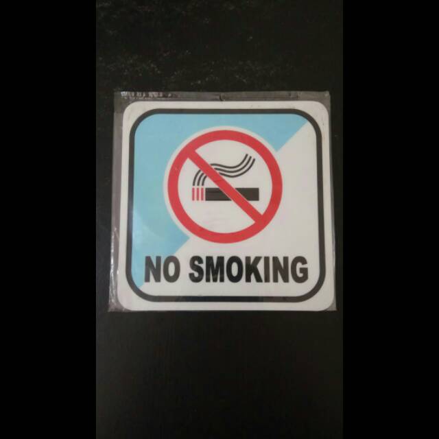 

Dilarang Merokok Sticker NO Smoking Acrylic