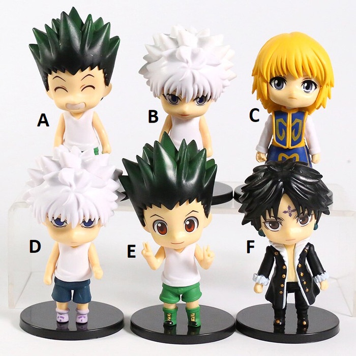Figure-Action- Hunter X Hunter Gon Killua Kurapika Chrollo Lucilfer Action Figure - Gonsmile-A