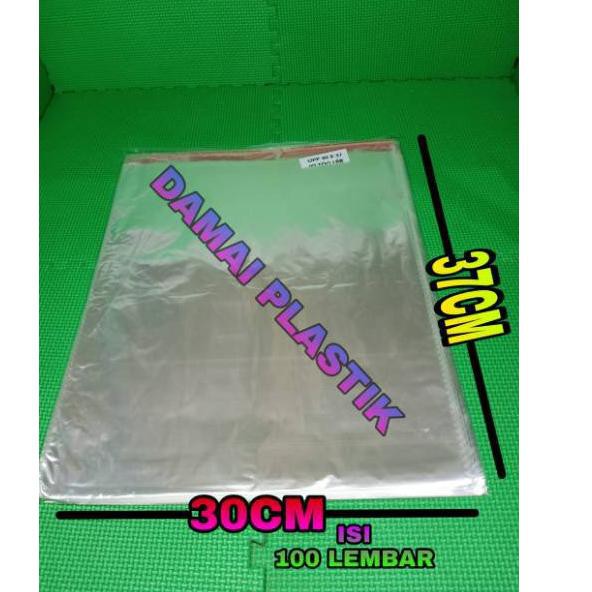 

Murah Banget IVQSG UKURAN: 30X37 CM Plastik OPP Kemasan Packing Baju Bening Plastik Baju Seal Lem 36