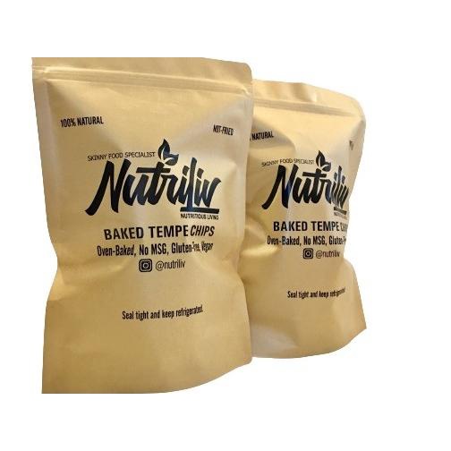 

✭ 3 Bungkus Nutriliv Baked Tempe Chips Keripik Tempe Panggang Oven ➴