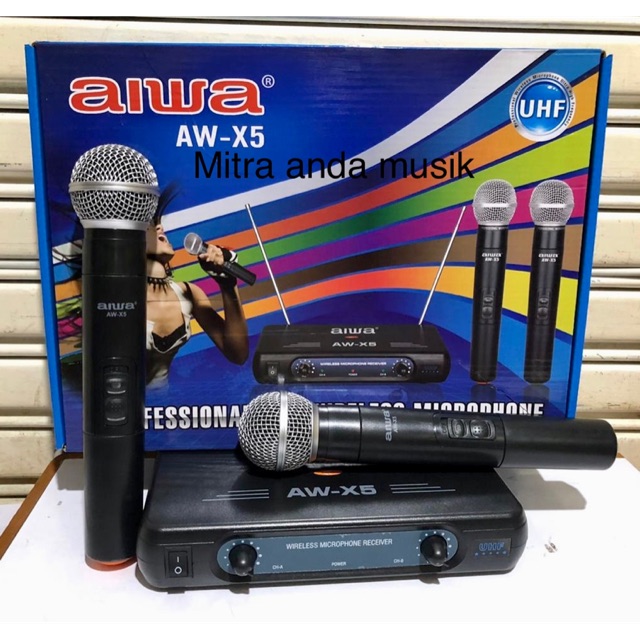Mic wireless aiwa AW-X5
