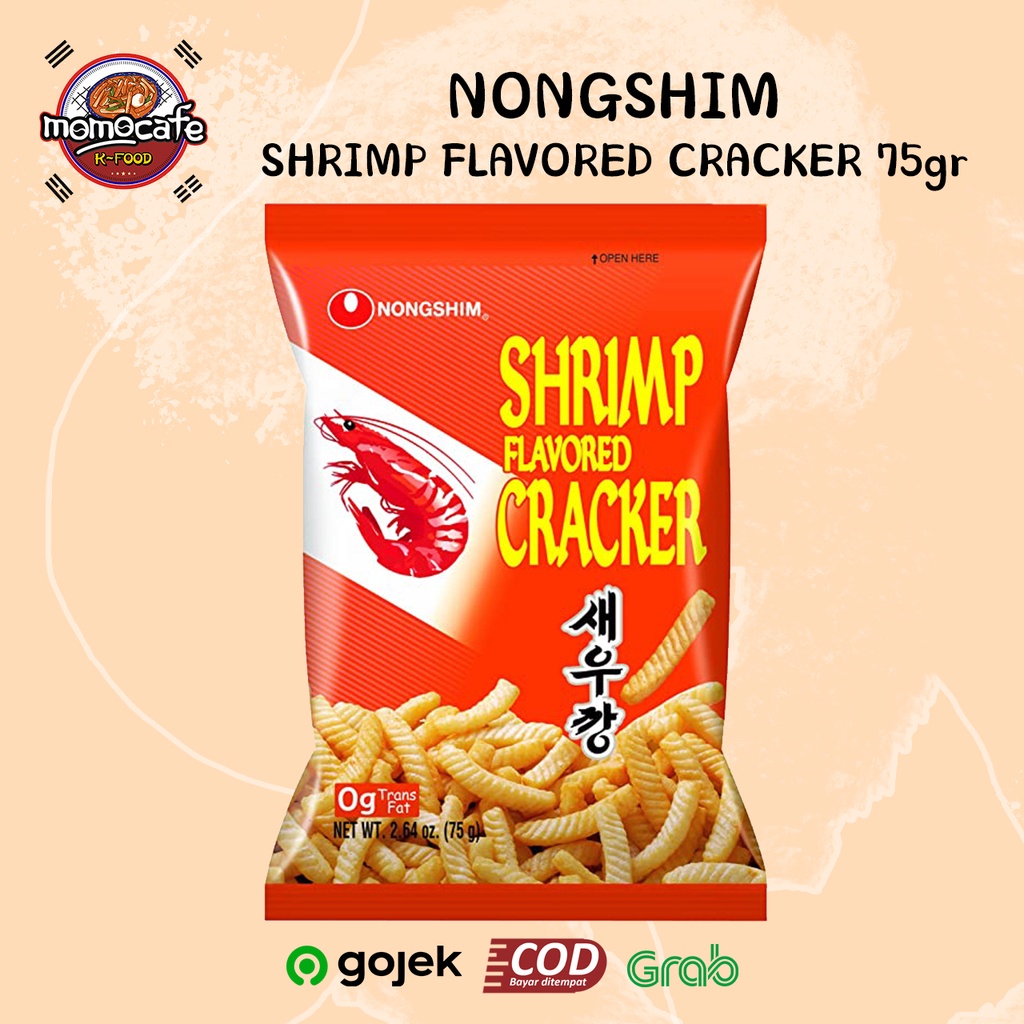 

Nongshim Shrimp Flavored Cracker 75gr - Korean Snack