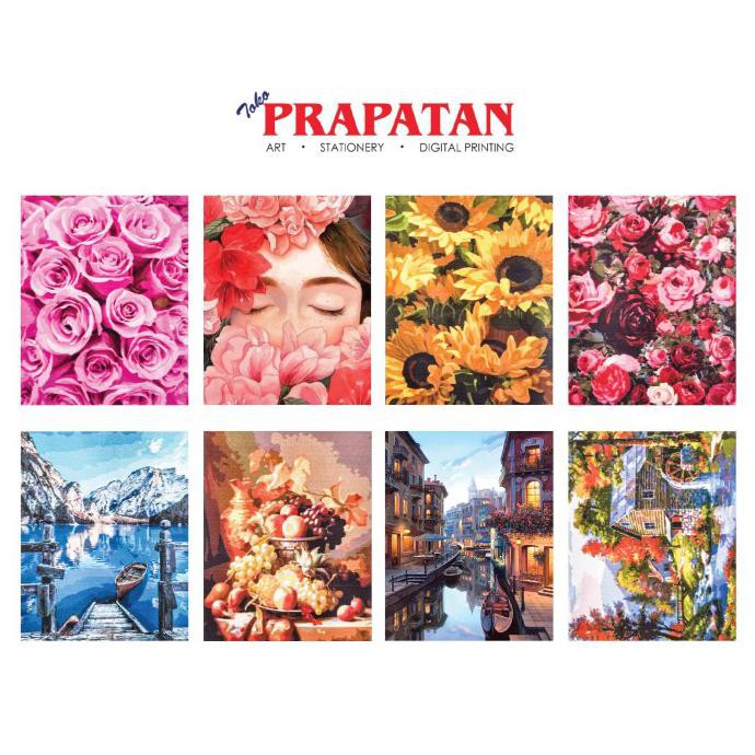 

TERBARU PAINT BY NUMBER 40X50CM HEROES NO FRAME / DIY PAINTING / PAINTING KIT - 1006 SUNFLOWER