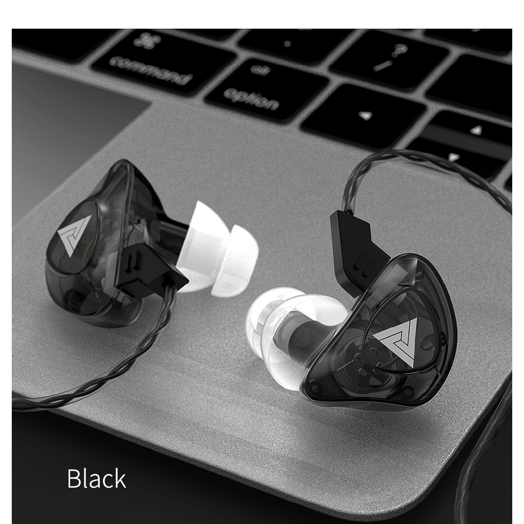 Qkz Ak5 Earphone In Ear Stereo Dengan Mic Untuk Olahraga