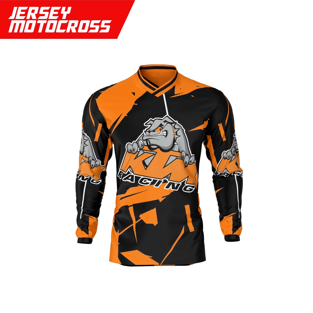 JERSEY RACING MOTOR CROSS LONG SLEEVE MOTOCROSS LENGAN PANJANG SERIES 6