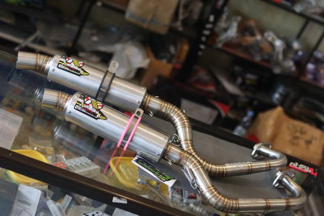 Knalpot Exhaust Drag New Mio 200cc KAWAHARA RACING