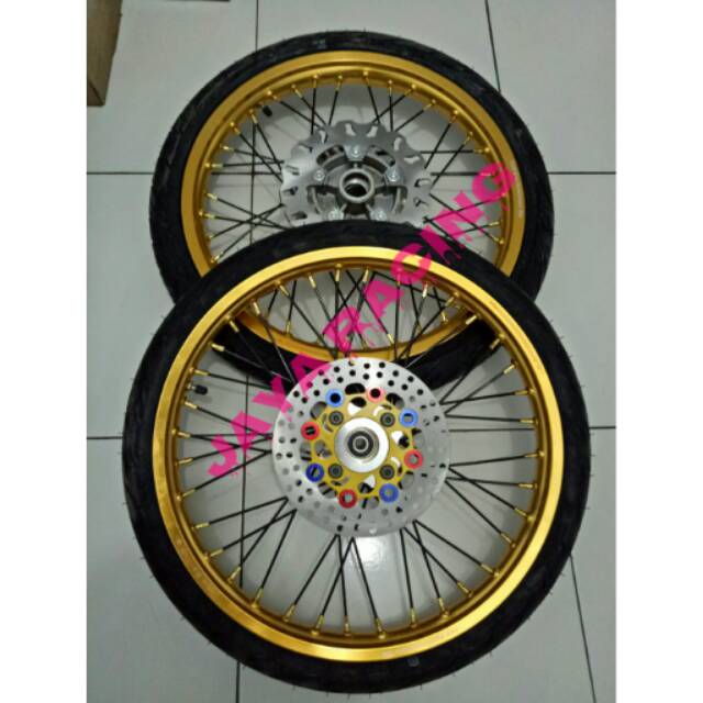 Paketan velg tdr komplit vixion new sdh brikut stel velg bebas regues