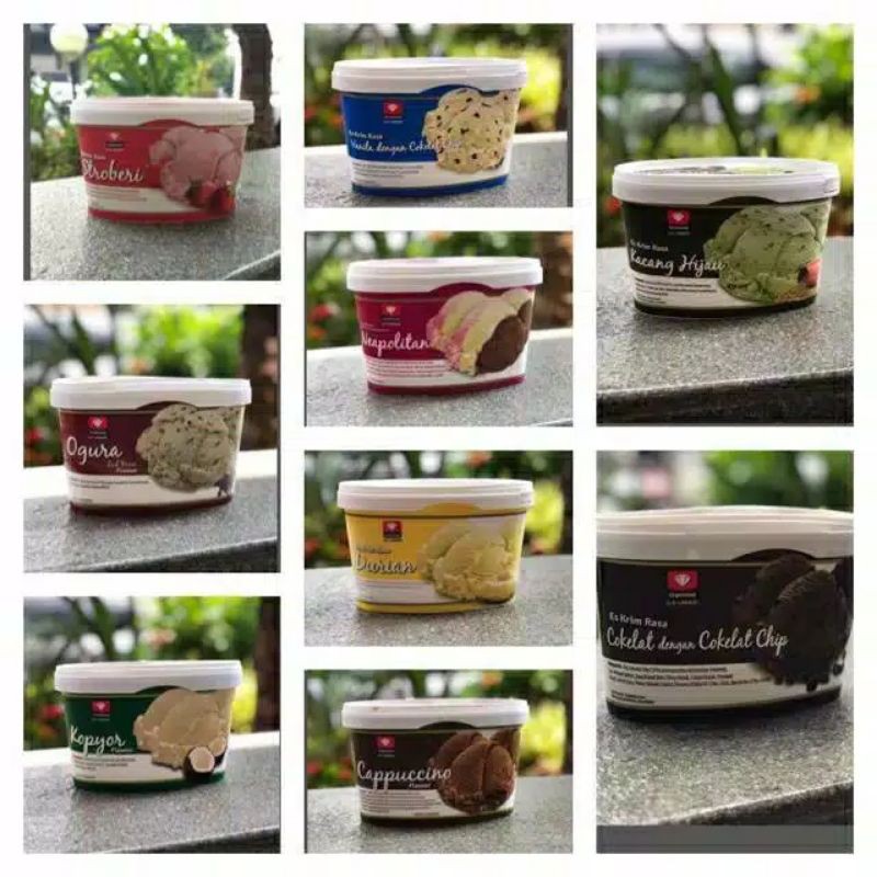 Jual [PROMO Ready Stock] ICE CREAM DIAMOND | Diamond Es Krim 700ml ...