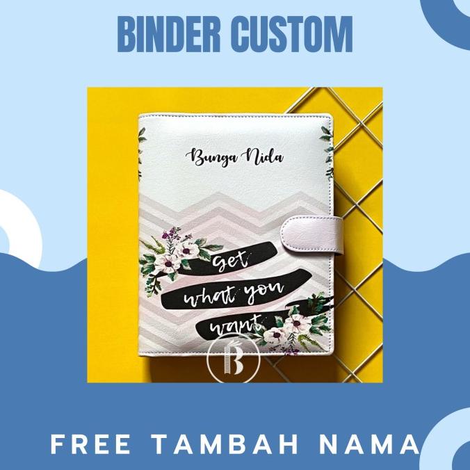 

Office & Stationery | Document Organizer | Binder Custom Get What You Want Free Tambah Nama 20Ring A5 / 26Ring B5 | Best Seller