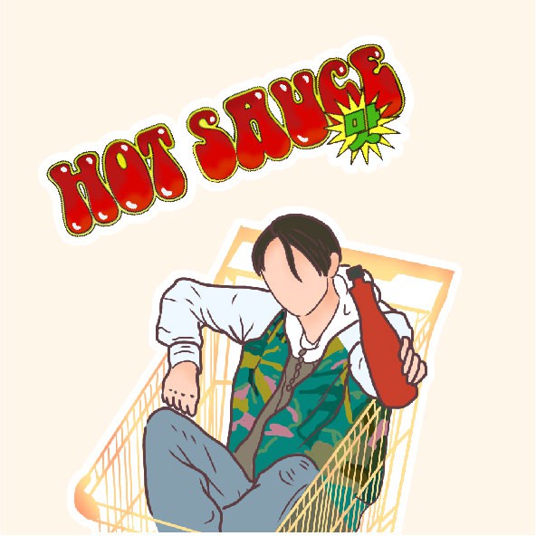 

[LIMITED] NCT HOT SAUCE Stiker Fanmerch, diecut sticker