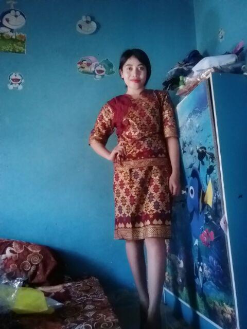 Qnunbatik Sarimbit/couple Batik Rok N Blus Thalita Prodo Hitam