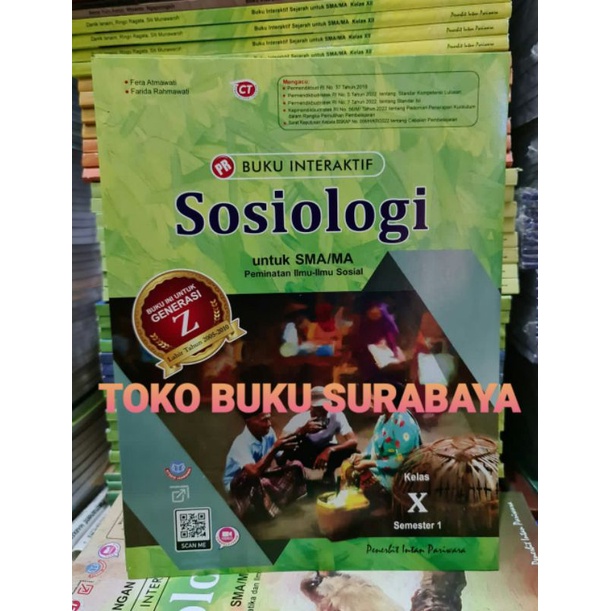 Buku lks pr interaktif sosiologi kelas X,10 semester 1 tahun 2022 kurikulum merdeka belajar intan pa