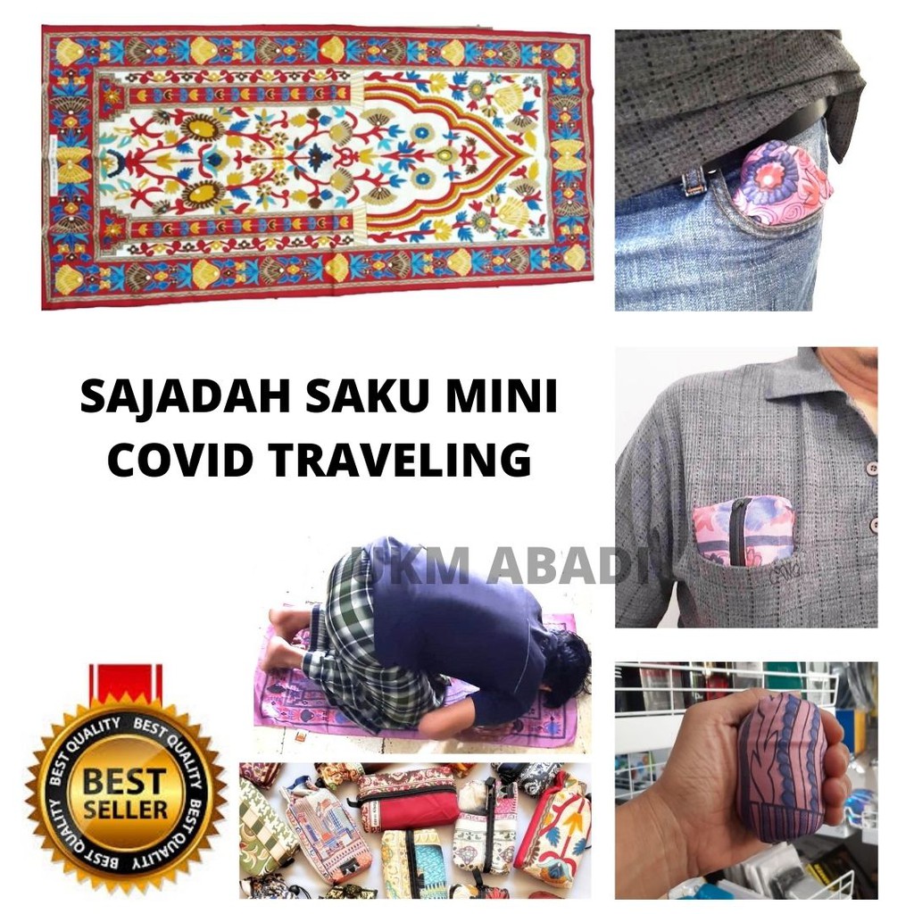 Sajadah Saku Kantong Mini Traveling Praktis Saat Pandemi Covid 113145