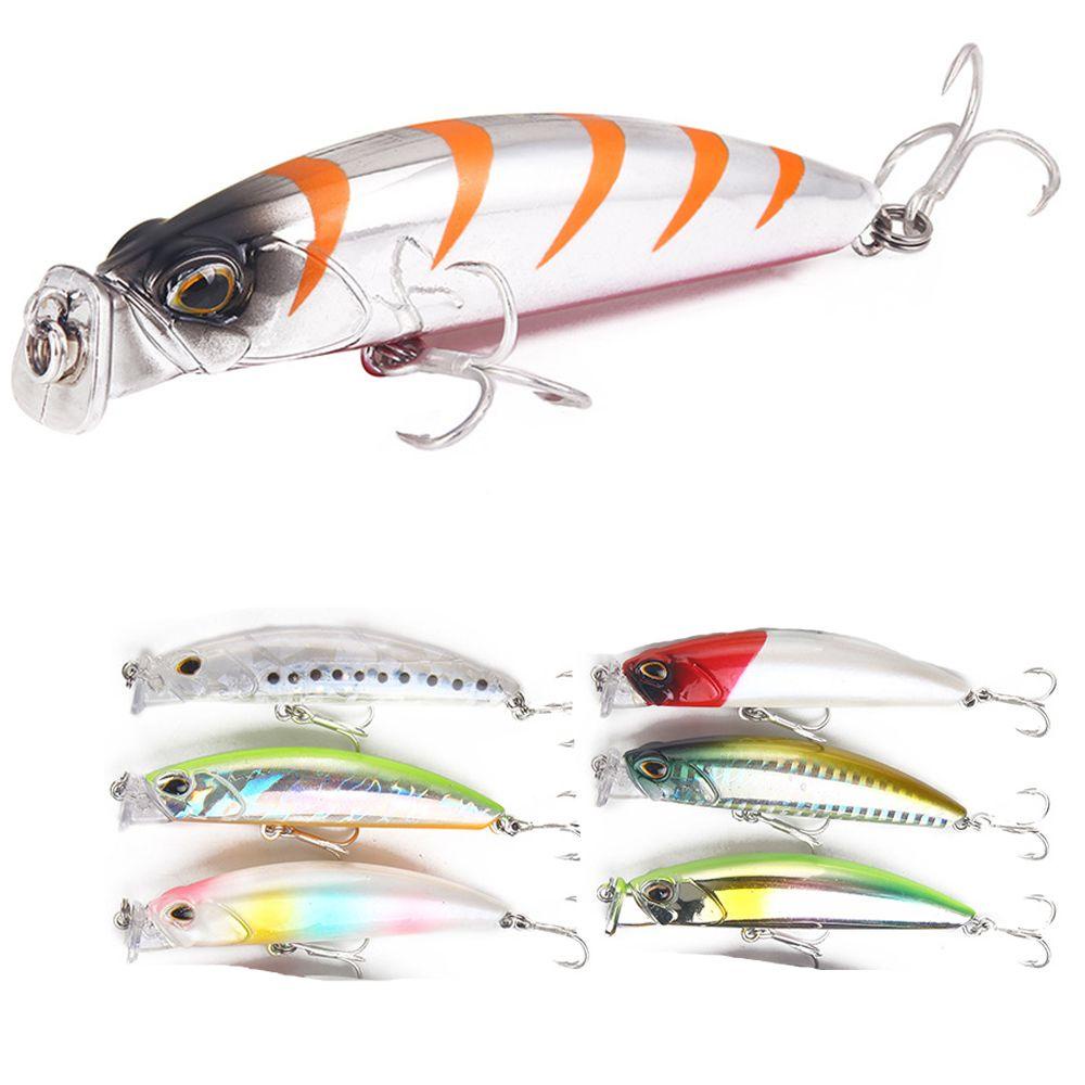 Umpan Ikan Kecil Apung TOP 10g 8cm Tackle Striped bass Minnow Lures