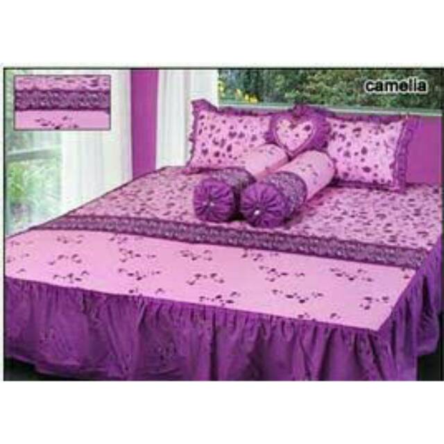 Sprei Kintakun King Rumbai – Camelia (free bantal cinta  )