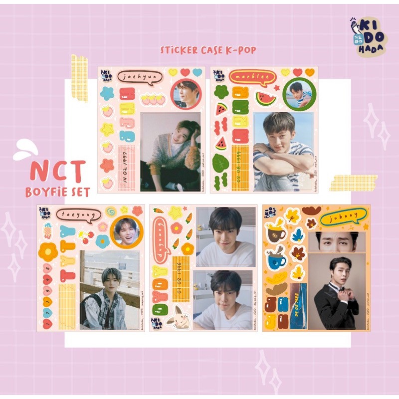 NCT127 Aesthetic Boyfie Sticker Deco Pack