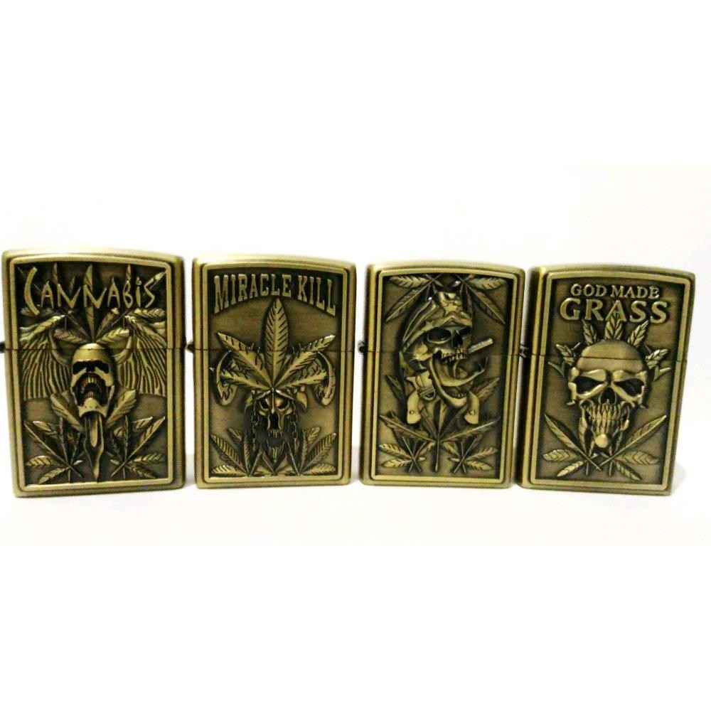 ZIPPO korek api Motif Random - Gold/RANDOM