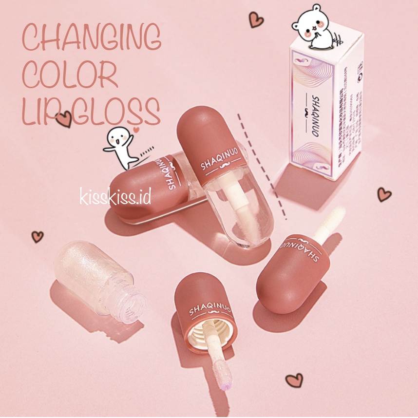 Lip Gloss Berubah Warna Changing Colors Pelembab Bibir Lip Balm Shaqinuo XX022