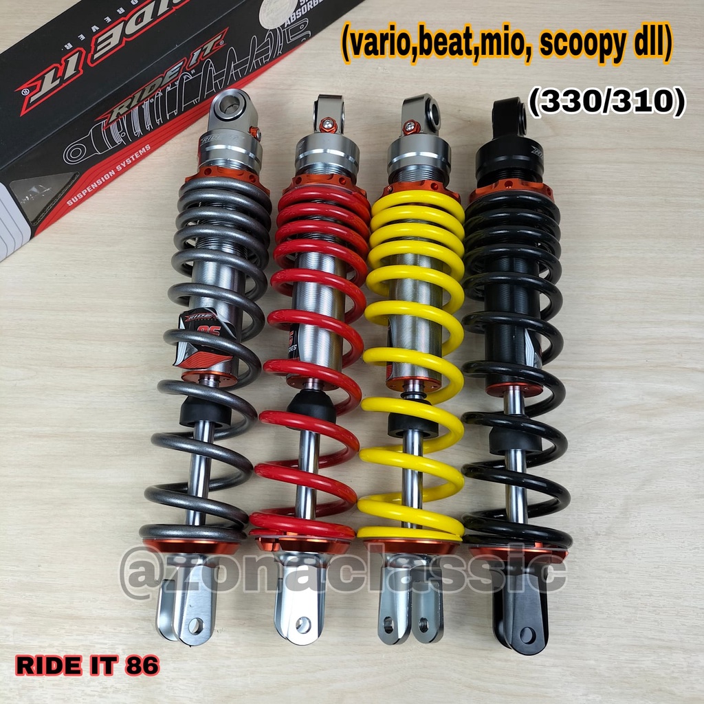 SKOK BELAKANG VARIO RIDE IT 86 MIO BEAT VARIO 125 150 SEKOK SHOCKBREAKER MATIC RIDE IT 86 SERIES