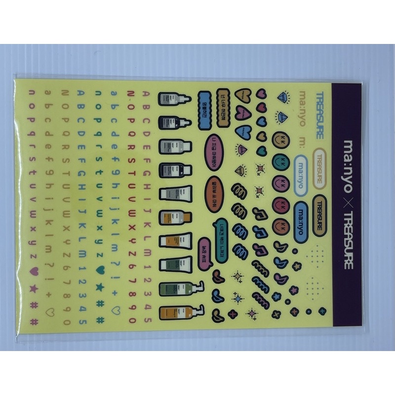 

OFFICIAL STICKER TREASURE X MANYO