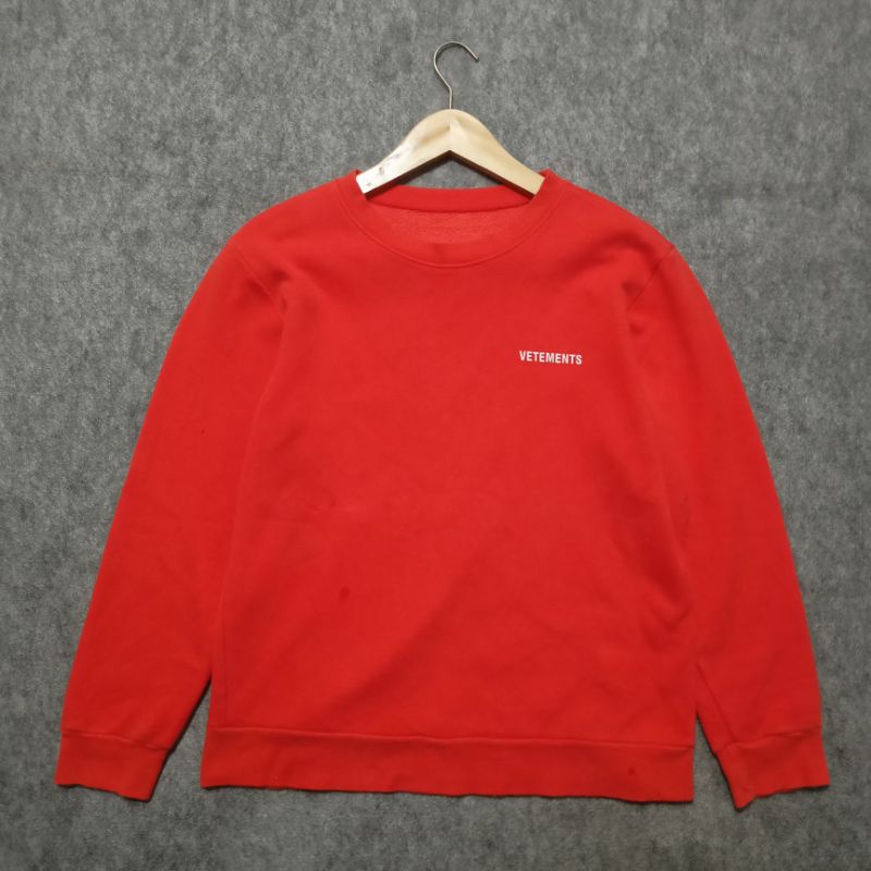 Crewneck Vetements Second