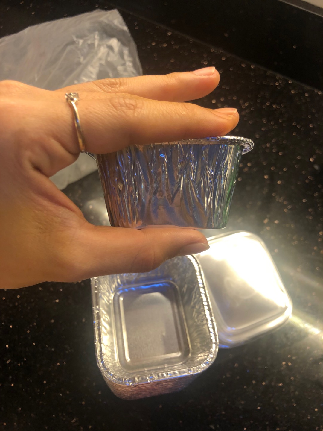 Alumunium Foil Cup Bx 0350 + Tutup Mika