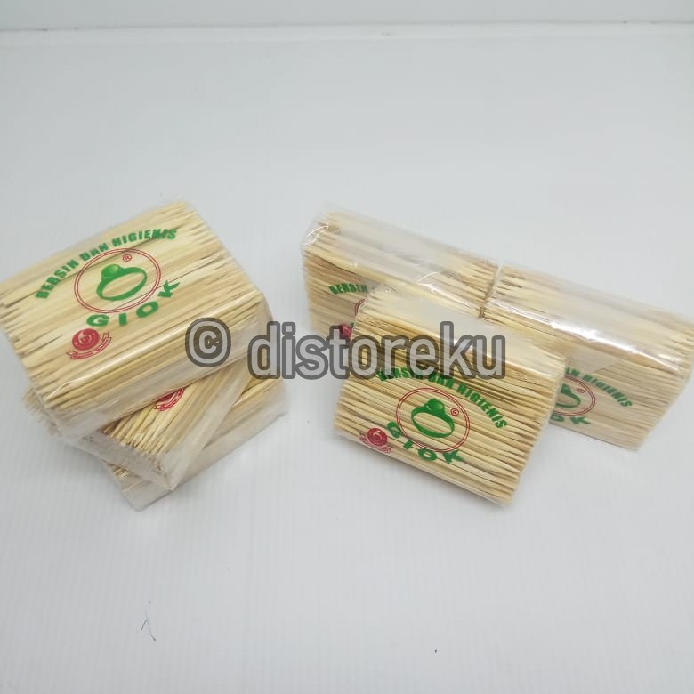 Tusuk Gigi Bambu Polos Tusuk Kue Tusuk Buah Refill Tooth Pick