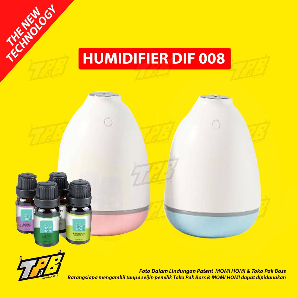 HUMIDIFIER DIFFUSER 1000 ML / 1000ml Aroma Terapi Essential oil Pengharum Ruangan Portable Penyaring Udara USB Atomizer Ultrasonik pelembab Air purifier 10