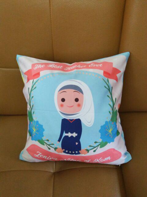 Bantal Custom Wedding Hijab Syari Mewah