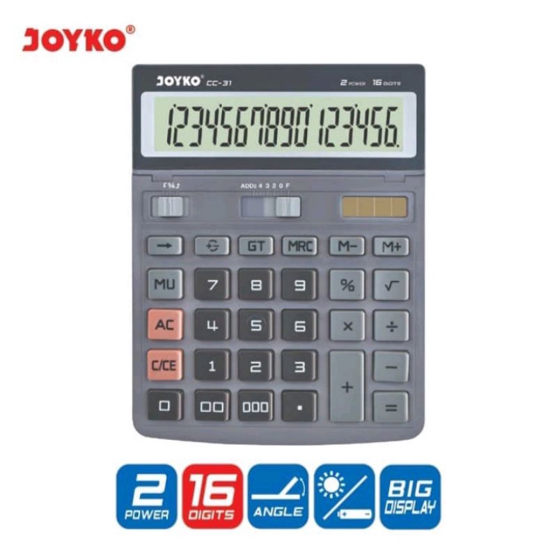 

kalkulator JOYKO CC 31 Calculator Desktop/ Meja 16 Digit