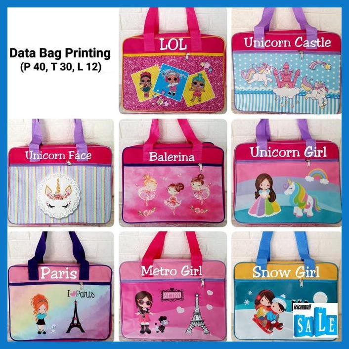 GNAPMELES- TAS FILE / TAS LES PRINTING + BORDIR NAMA -ORIGINAL.