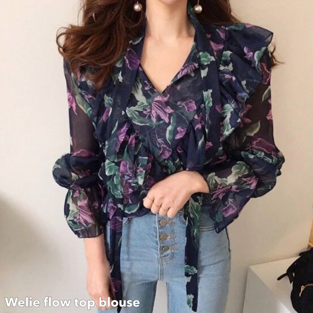 Welie flow top blouse -Thejanclothes