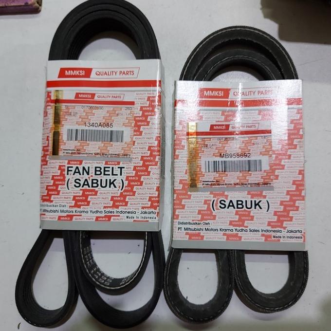 Fan Belt Ac dan Fan Belt Alternator Mitsubishi Pajero Sport Exceed