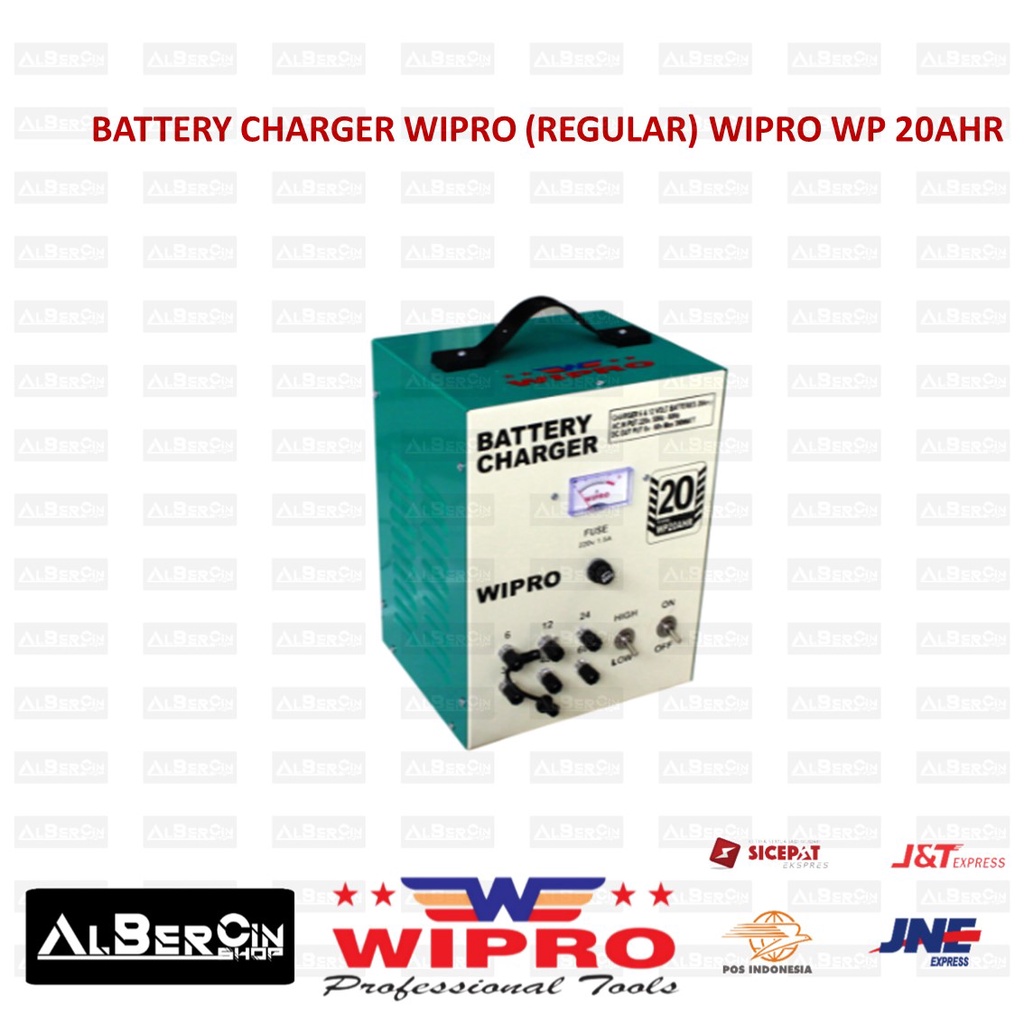 Battery Charger / Cas Aki 20 Ampere Regular WIPRO WP20AHR WP 20 AHR
