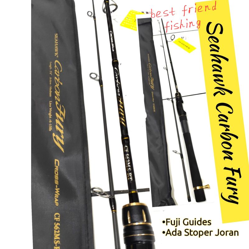 ⭐⭐⭐⭐⭐ joran Seahawk Carbon Fury 165cm 180cm Spinning Rod Galatama
