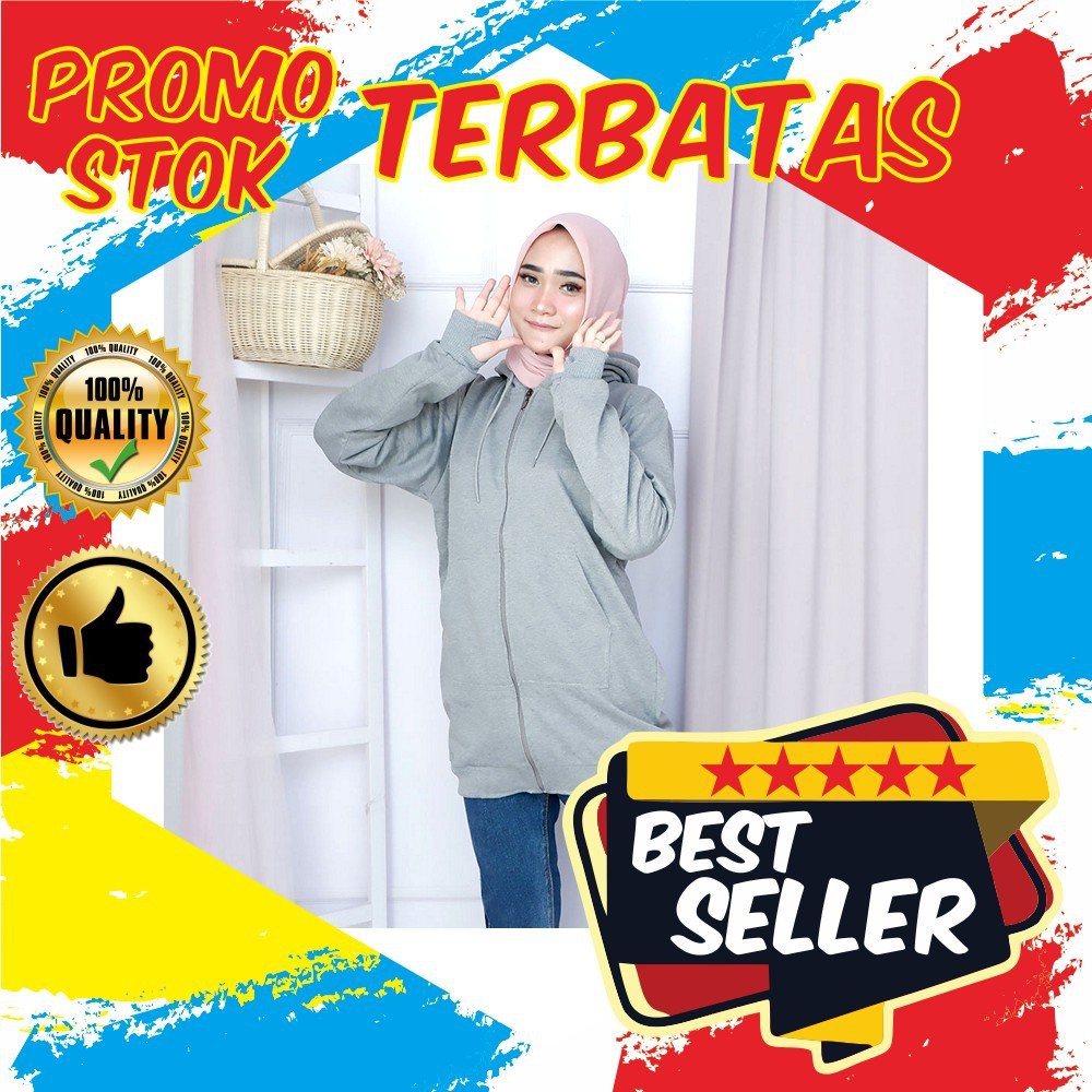 jaket muslimah hijaber flecee  Grosir